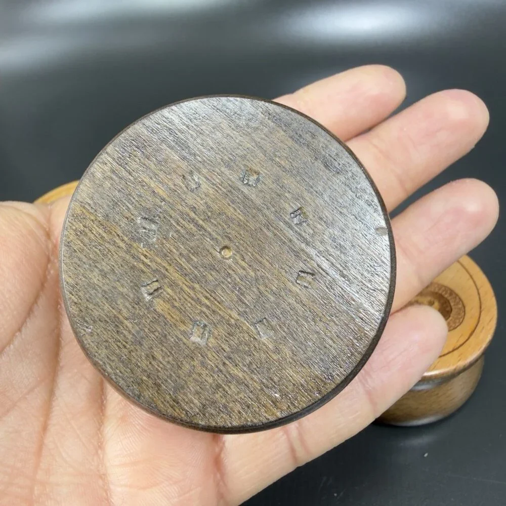 Vintage Russian Wooden Incense Container Trinket Box Set 5 All Different Decor‎